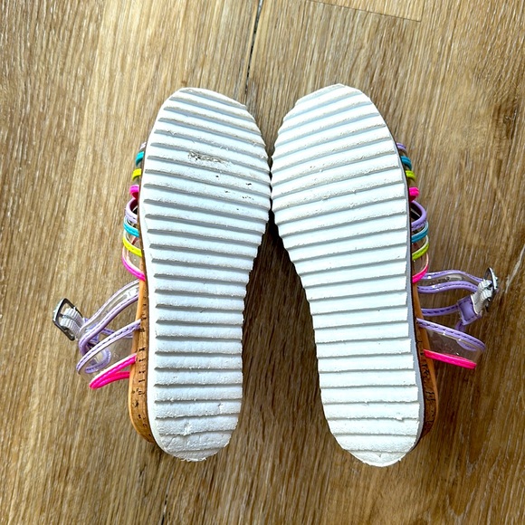 Steve‎ Madden multi colored girls sandals - Picture 2 of 3